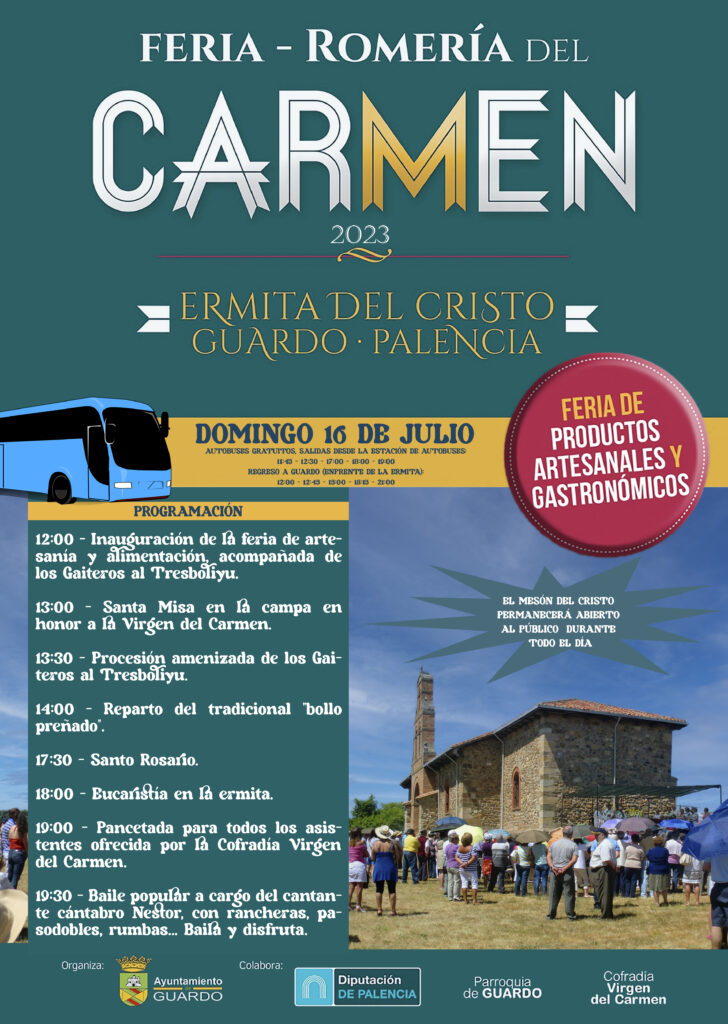 Fiestas en honor a Nuestra Señora del Carmen 2023 Guardo